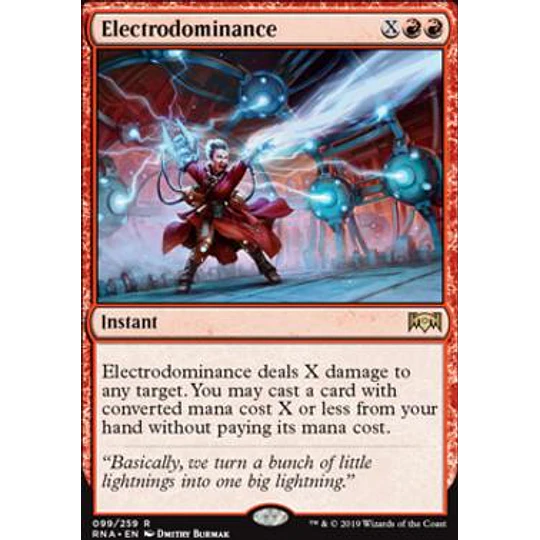 Electrodominance - Ravnica Allegiance (español)