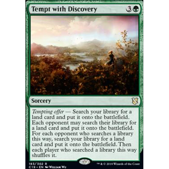 Tempt with Discovery - Commander 2019 (inglés)