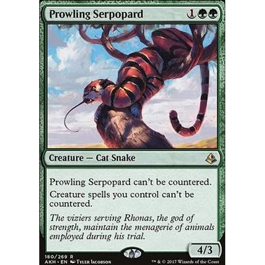 Prowling Serpopard - Amonkhet Foil (español)
