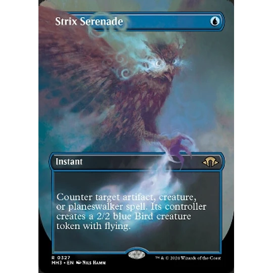 Strix Serenade (0327 - Borderless) - Modern Horizons 3 Variants (inglés)