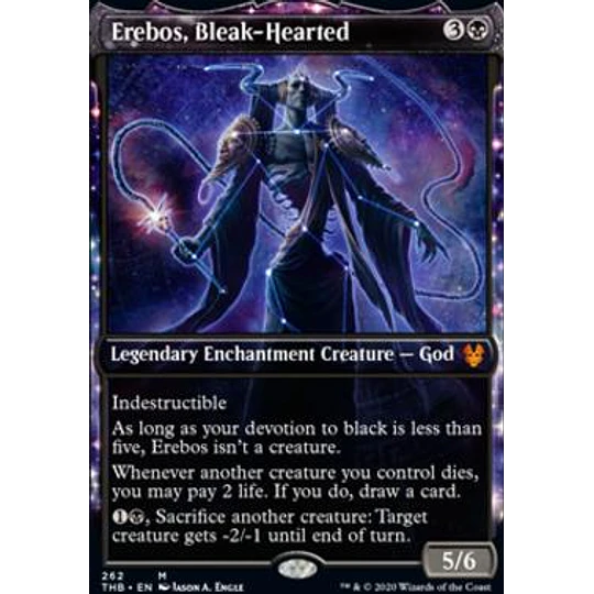Erebos, Bleak-Hearted (Showcase) - Theros Beyond Death Variants Foil (inglés)