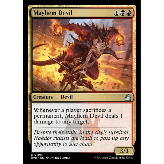 Mayhem Devil - Ravnica Remastered (inglés)