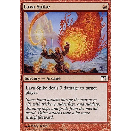 Lava Spike - Champions of Kamigawa (español)