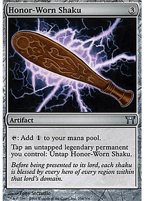 Honor-Worn Shaku - Champions of Kamigawa Foil (español)
