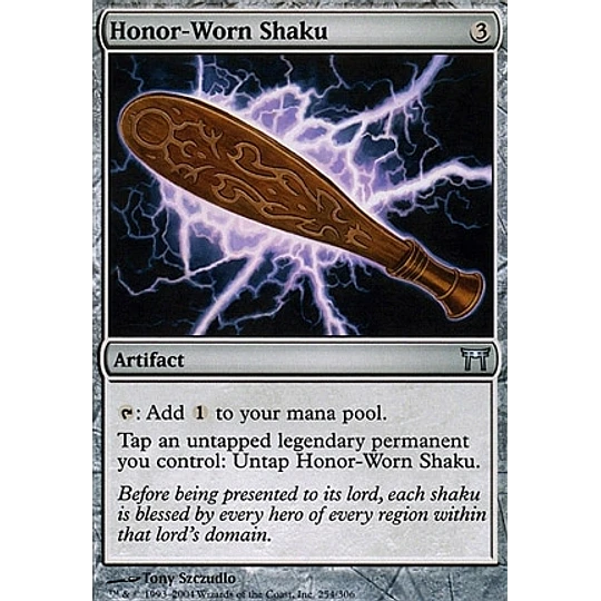 Honor-Worn Shaku - Champions of Kamigawa Foil (español)
