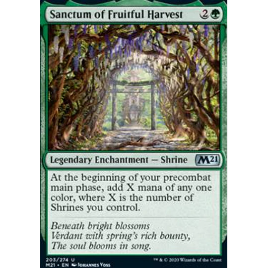 Sanctum of Fruitful Harvest - Core Set 2021 Foil (inglés)