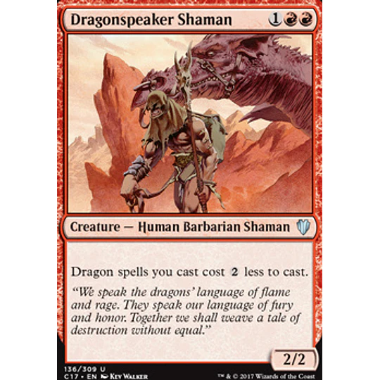Dragonspeaker Shaman - Commander 2017 (español)