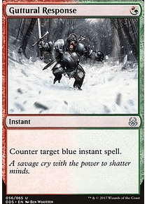 Guttural Response - Duel Decks: Mind Vs. Might (inglés)
