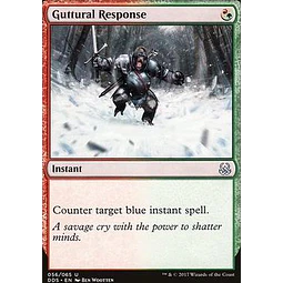 Guttural Response - Duel Decks: Mind Vs. Might (inglés)