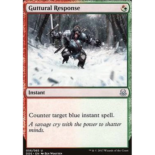 Guttural Response - Duel Decks: Mind Vs. Might (inglés)