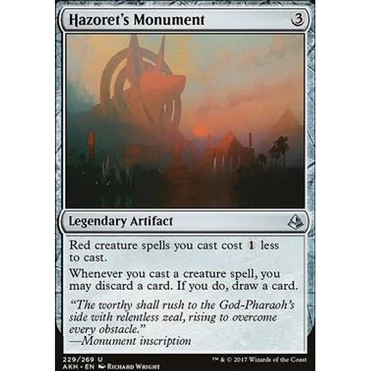 Hazoret's Monument - Amonkhet (inglés)