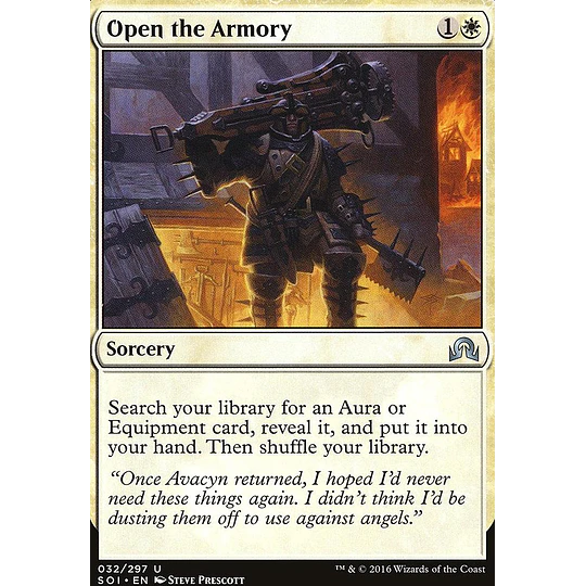 Open the Armory - Shadows Over Innistrad (español)