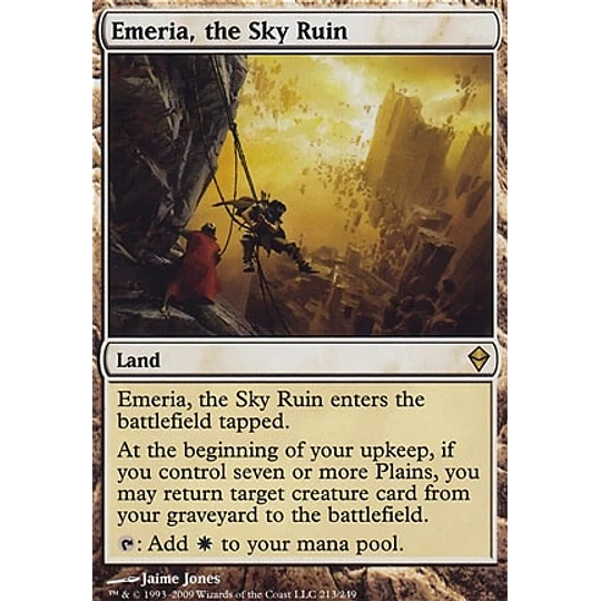 Emeria, the Sky Ruin - Zendikar (inglés)
