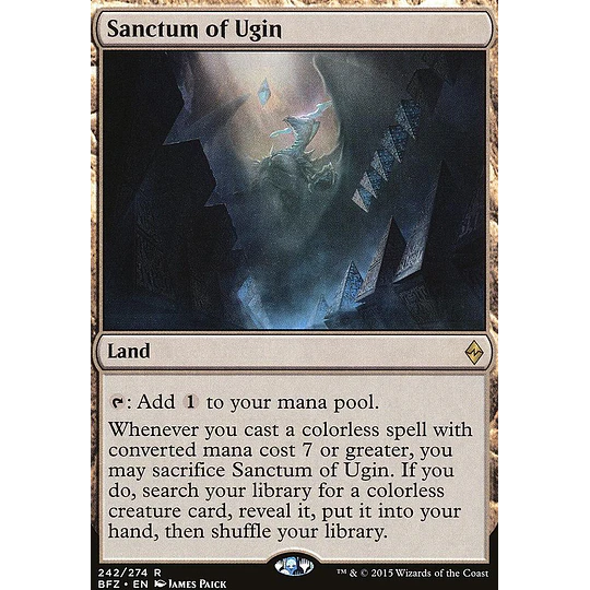 Sanctum of Ugin - Battle for Zendikar (español)