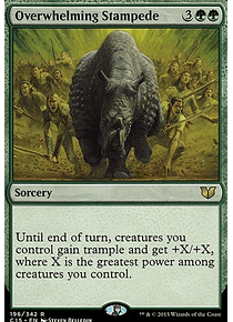 Overwhelming Stampede - Commander 2015 (español)