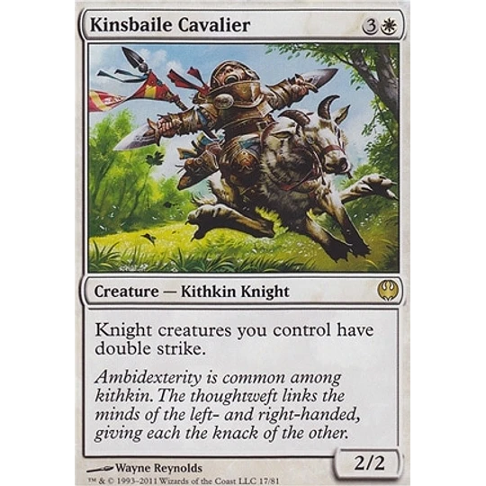 Kinsbaile Cavalier - Duel Decks: Knights Vs. Dragons (español)