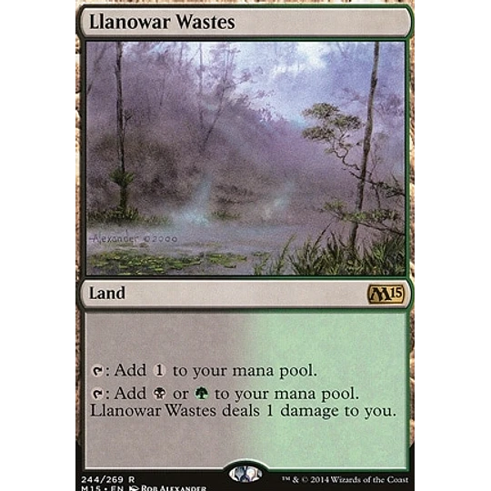 Llanowar Wastes - 2015 Core Set (español)
