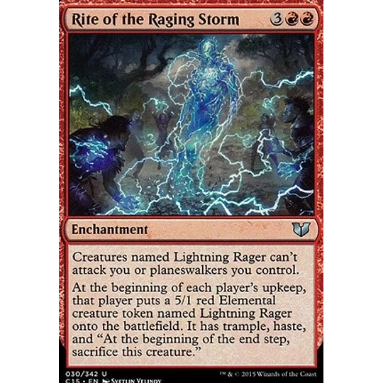 Rite of the Raging Storm - Commander 2015 (español)
