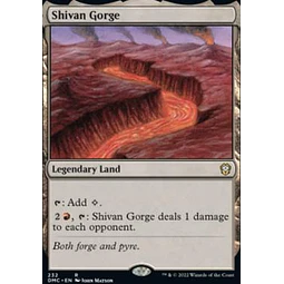 Shivan Gorge - Dominaria United Commander Decks (español)