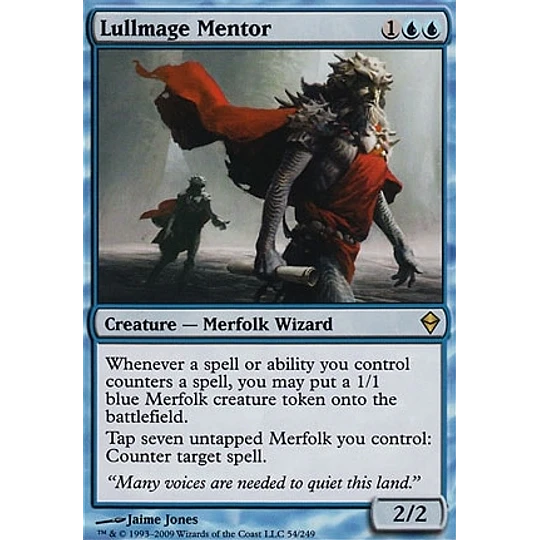 Lullmage Mentor - Zendikar (español)
