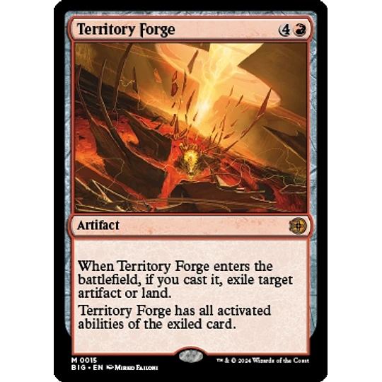 Territory Forge - Outlaws of Thunder Junction The Big Score (inglés)
