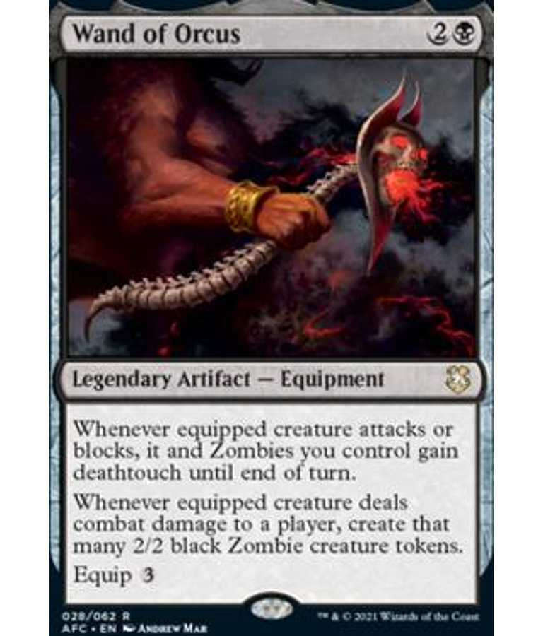 Wand of Orcus - Adventures in the Forgotten Realms Commander Decks (inglés)