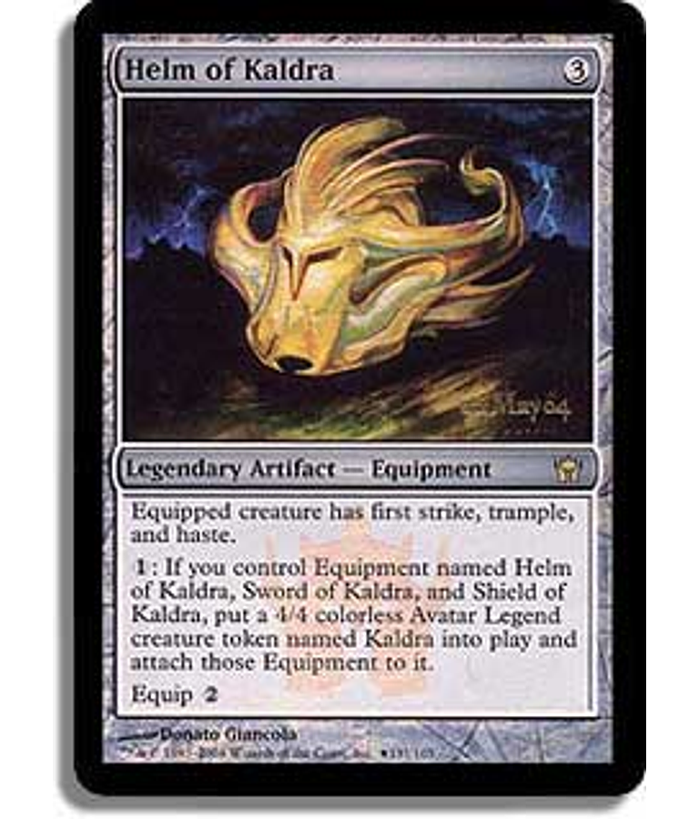 Helm of Kaldra (Prerelease Foil) - Promotional (inglés)