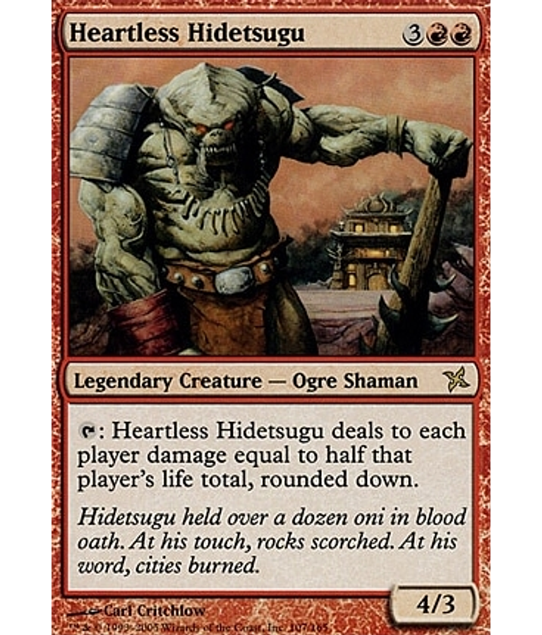 Heartless Hidetsugu - Betrayers of Kamigawa (español)