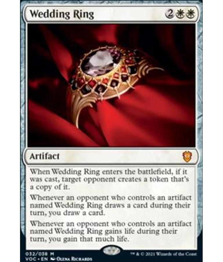 Wedding Ring - Innistrad: Crimson Vow Commander Decks (inglés)