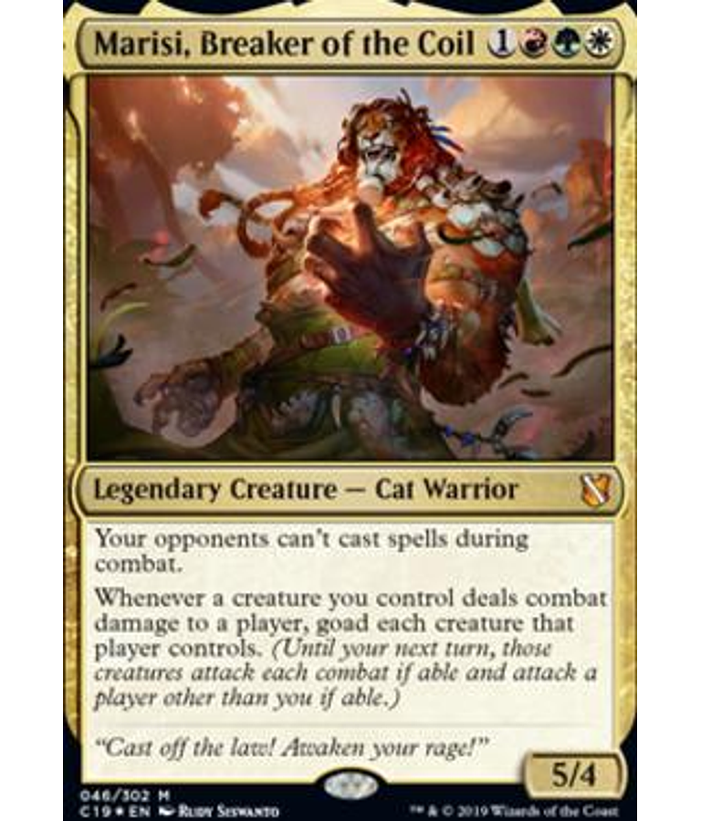 Marisi, Breaker of the Coil (Foil) - Commander 2019 (inglés)