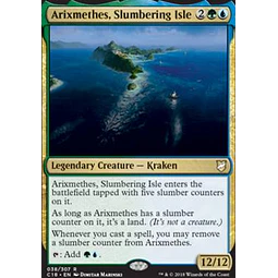 Arixmethes, Slumbering Isle - Commander 2018 (inglés)