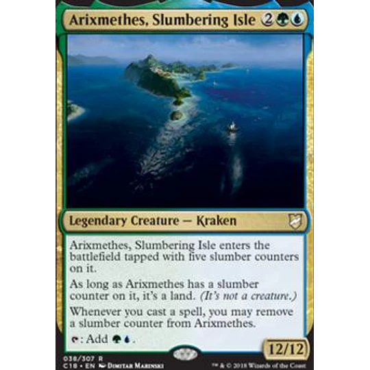 Arixmethes, Slumbering Isle - Commander 2018 (inglés)
