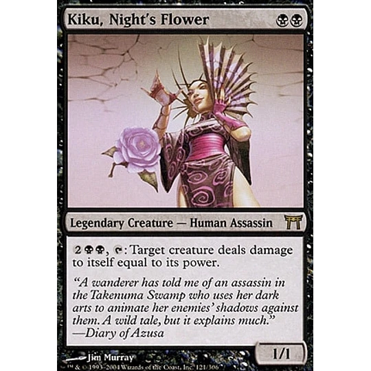 Kiku, Night's Flower - Champions of Kamigawa (español)