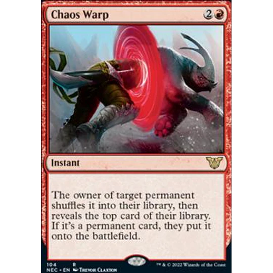 Chaos Warp - Kamigawa: Neon Dynasty Commander Decks (inglés)