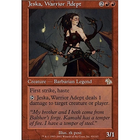 Jeska, Warrior Adept - Judgment (español)