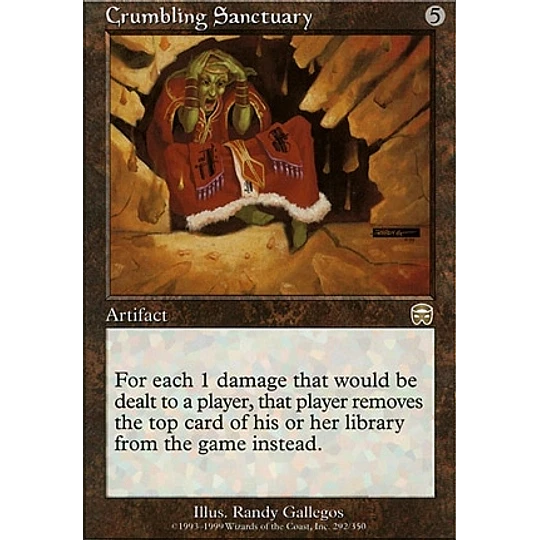 Crumbling Sanctuary - Mercadian Masques (español)
