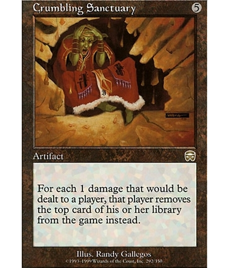 Crumbling Sanctuary - Mercadian Masques (español)