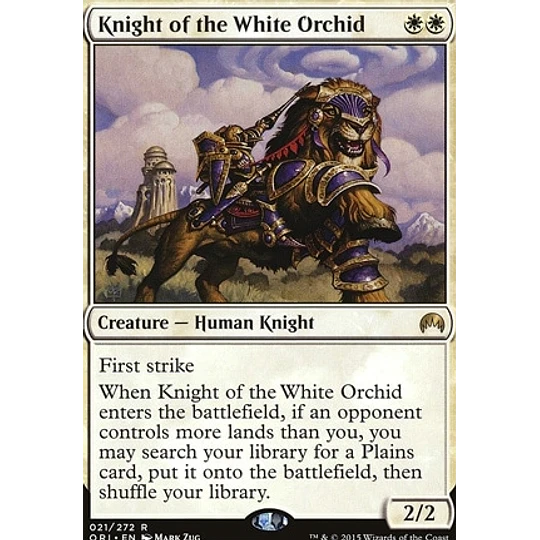 Knight of the White Orchid - Magic Origins (inglés)