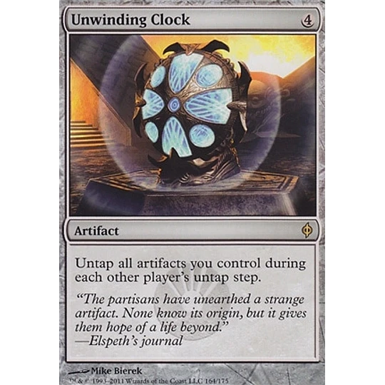 Unwinding Clock - New Phyrexia (inglés)