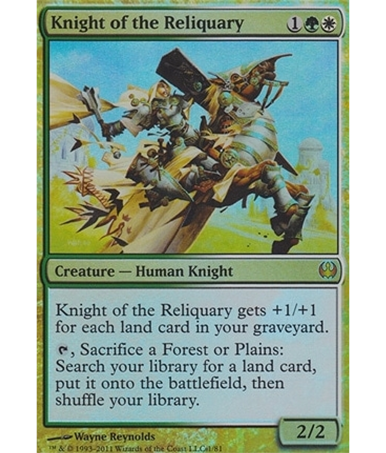 Knight of the Reliquary (Foil) - Duel Decks: Knights Vs. Dragons (español)