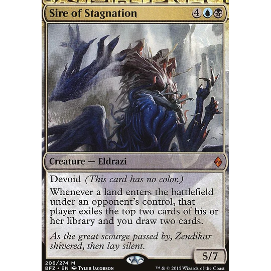 Sire of Stagnation - Battle for Zendikar (español)