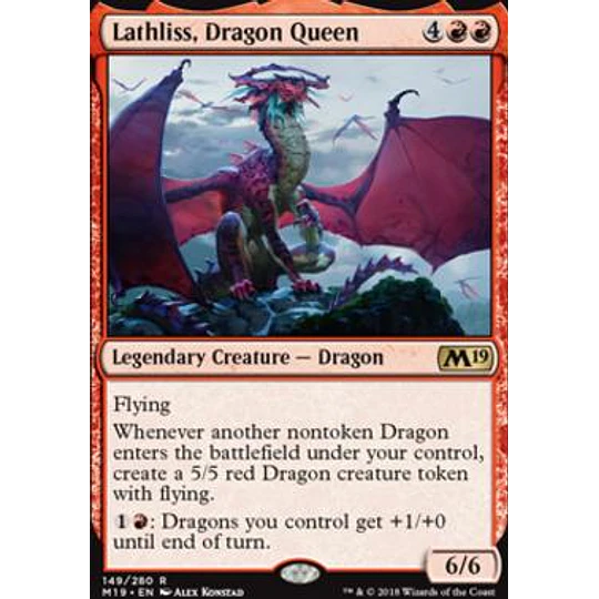 Lathliss, Dragon Queen - Core Set 2019 (español)