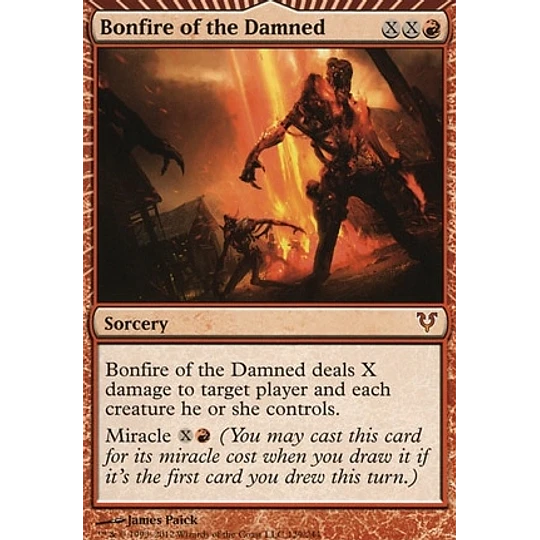 Bonfire of the Damned - Avacyn Restored (español)
