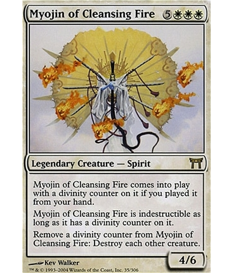 Myojin of Cleansing Fire - Champions of Kamigawa (español)