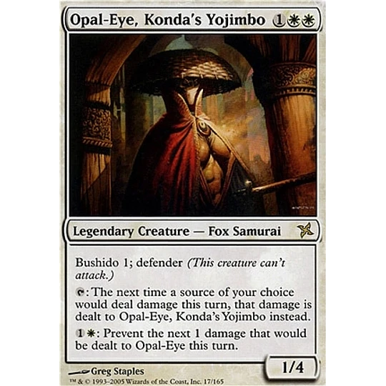 Opal-Eye, Konda's Yojimbo - Betrayers of Kamigawa (español)
