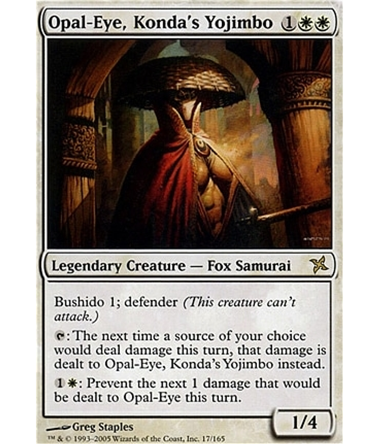 Opal-Eye, Konda's Yojimbo - Betrayers of Kamigawa (español)