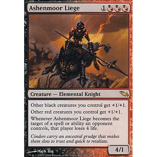 Ashenmoor Liege - Shadowmoor (español)