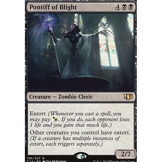 Pontiff of Blight - Commander 2014 (inglés)