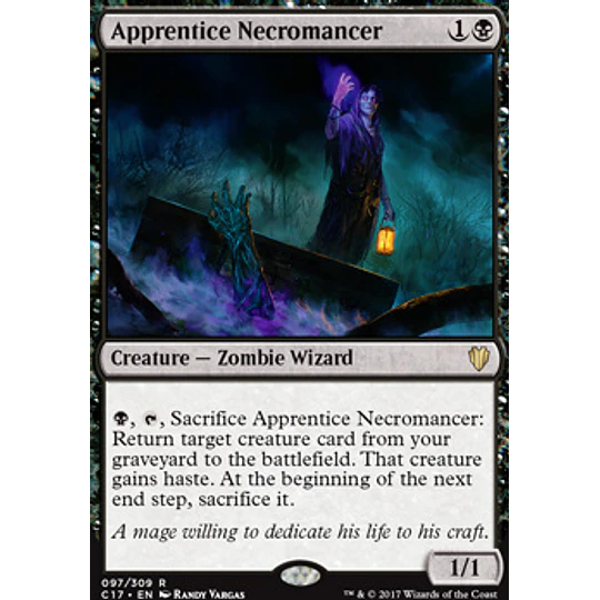 Apprentice Necromancer - Commander 2017 (español)