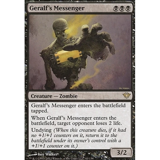 Geralf's Messenger - Dark Ascension (inglés)